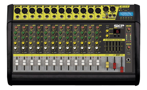 Consola Sonido Potenciada Skp Vz 120 Ii Usb Sd Musica Pilar