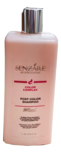 Senzare Shampoo Post Color 1lt  Sin Sulfatos Cabello Teñido