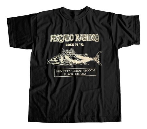 Pescado Rabioso Remera Rock 71/73 Spinetta Mega Force