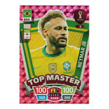 Carta Neymar Jr. - Top Master Mundial De Qatar 2022 Panini