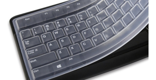 Cubierta Universal De Silicon Transparente Para Teclado 