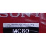 Microcassette Sony 3mc-60a Pack X 3