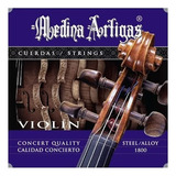 Cuerdas Encordado Violín Medina Artigas 1800 Nylon Alloy