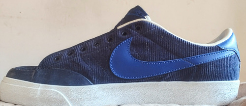 Zapatillas Nike Court Corderoy  10,5 Azul Usada