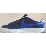 Zapatillas Nike Court Corderoy  10,5 Azul Usada