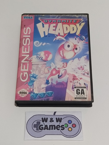 Caixa Do Jogo Dynamite Headdy Original Sega Mega Drive