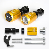 Kit Slider Dianteiro Traseiro Cb300 Speed Style Dourado