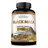 Maca Negra Orgánica 1900 Mg Hombres Y Mujeres 120 Cápsulas