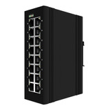 Switch Ethernet Industrial 16port 10/100 Base-t Ip40 Din
