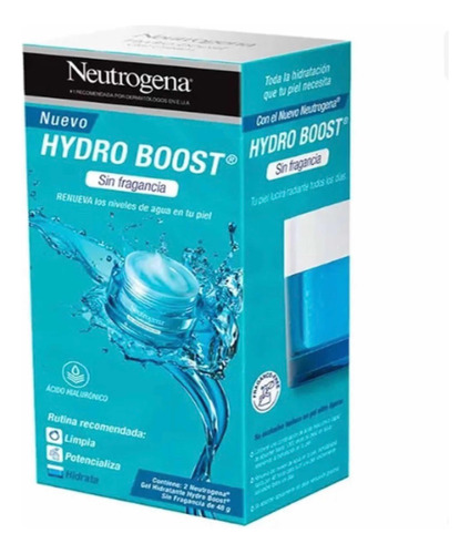 Crema Hidratante Neutrogena Hydro Boost 2 Pza 50ml