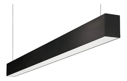 Luminaria Suspendida 25w Led Neutro Negro Tasso Lucciola 