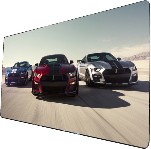 Mouse Pad Grande Diseño Automoviles Mustang Art 40x90cm