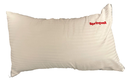 Almohada Hipoalergénica Fibra Silicon Springwall Dream 70x40 Color Blanco