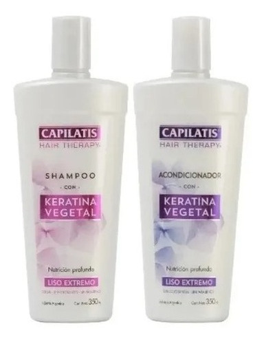 Shampoo + Acodicionador Keratina Capilatis Hair Therapy