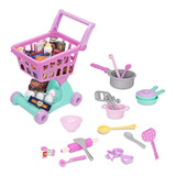 Juego De Cocina Battat- Play Circle- Carrito De Compras Y Ju