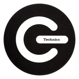 Par De Legendarios Slipmats Magma Technics On Off, Negro,