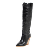 Botas Vaqueras Bordadas Western Rodeo W Para Mujer 6601