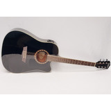 Guitarra Electroacustica Washburn Ad5ceb Negro 6 Cuerdas 