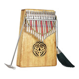 Ammoon Kalimba Mbira Piano Sanza De 17 Teclas De Madera Maci