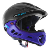 Casco Bmx Full Face Excuslizable Infantil Bicicross Vicera 