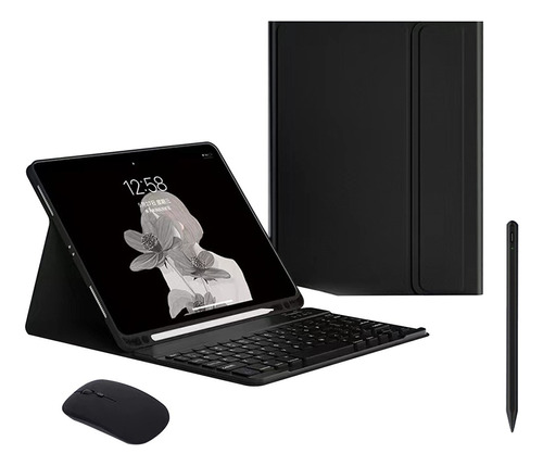 Capa + Caneta + Teclado + Mouse Para iPad 9ª/8ª/7ª Geração