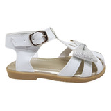 Sandalias Bautismo/comunión/fiesta Nena Blanco Bebe Zapato