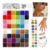 35000pcs Cuentas Kits Para Hacer Pulsera Joyas Collar Regalo