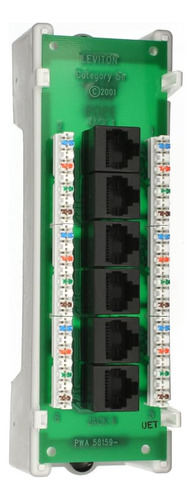 Leviton C5b Cat5 Pwa Mod Para Medios Estructurados 6 Puer...