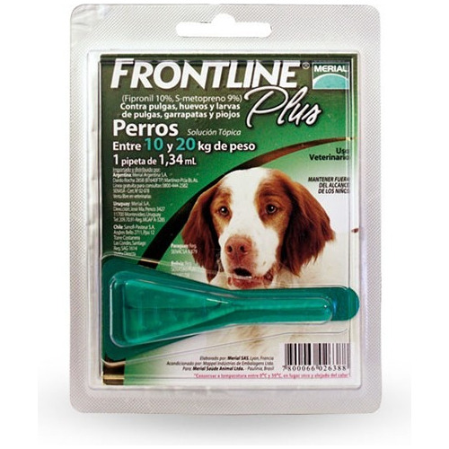Frontline Plus Pipeta Perro 10-20 Kg 1 Unid
