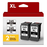 245xl Ink Cartridges Black Pack Replacement For Canon Pg-245