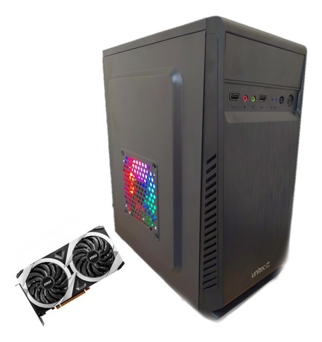 Pc Torre Gamer Cpu Core I3 10100 16ram T Video Rx 6700 12gb