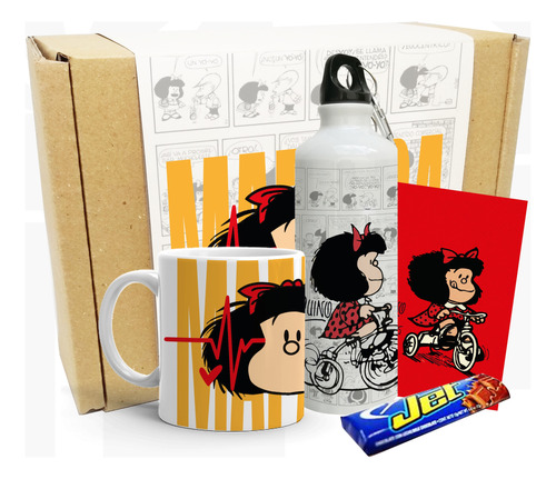 Mug Extra Grande Con Empaque / Mafalda / Quino 