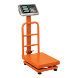 Báscula Comercial Digital Truper Bas-pla 15729 100kg Con Mástil 127v Naranja 40 cm X 30 cm