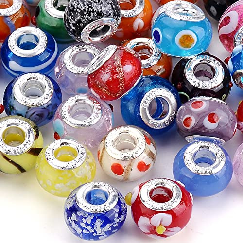 Murano Beads For Jewelry Making Large Hole Glass Beads ...