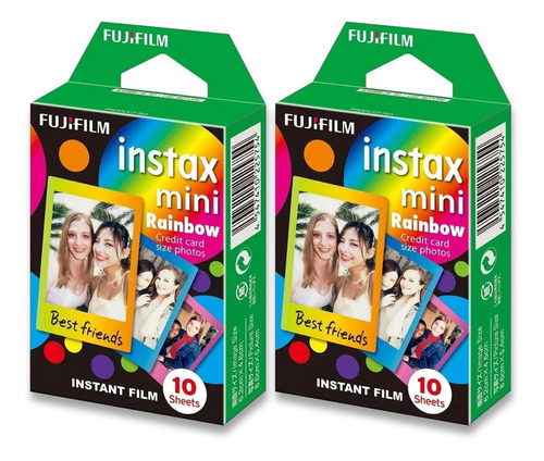 Filme Instax Rainbow 20 Fotos Camera Mini Link 11 9 8 Share