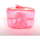 Rafia Decorativa Color Rosa Fluorescente Con 178m 100g 5mm