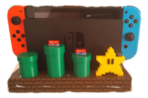 Soporte Dock Nintendo Switch Mario Bros 