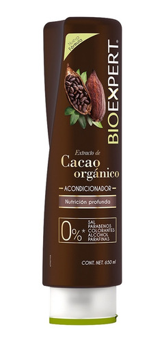 Acondicionador Bioexpert Nutrición Profunda - Cacao 650 Ml