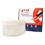 Cable Electrico Calibre 12 Thw Cca Blanco Marca Luz En Linea Caja Con 50m