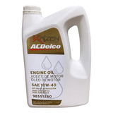 Aceite Acdelco 10w40 4lts Chevrolet Corsa Agile Onix Prisma