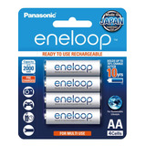 Pila Panasonic Recargable Eneloop Aa 4 Unidades 2000 Mah