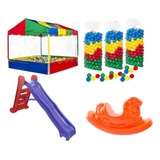 3 Brinquedos Diversão Crianças Felicidade Playground