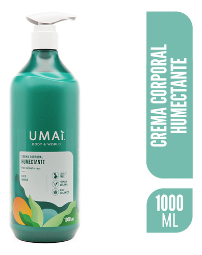  Umai Crema Hidratación Frasco 1000 Ml