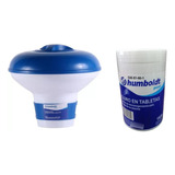 Dosificador Flotante Piscina + Tabletas De Cloro Humboldt