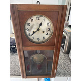 Reloj De Pared Antiguo Con Pendulo No Funciona Buen Estado