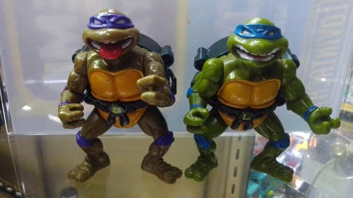 Tortugas Ninja Donatello Y Leonardo Talking Vintage 1991 