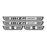 Embellecedores De Estribos Interior Autos Ibiza Sport Negro 