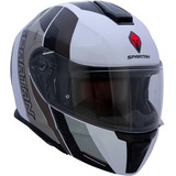 Casco Spartan Gecko Sv Foxy Abatible Doble Visor Certificado