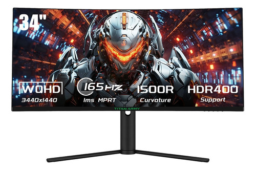 Monitor Gamer Titan Army C34chr 3440 X1440 165 Hz  Va 34