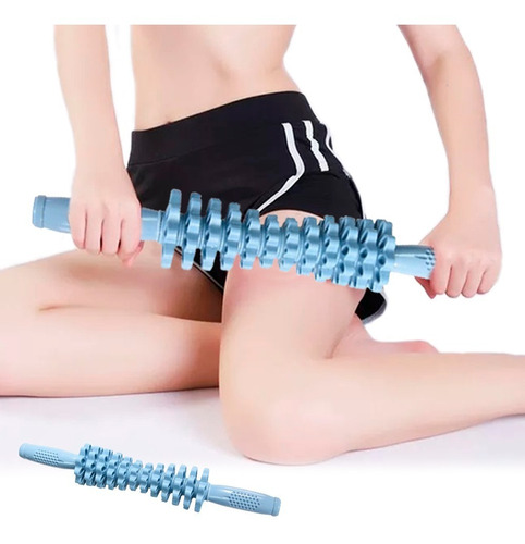 Palo Rodillo Texturado Masajes Stick Roller Dolor Muscular